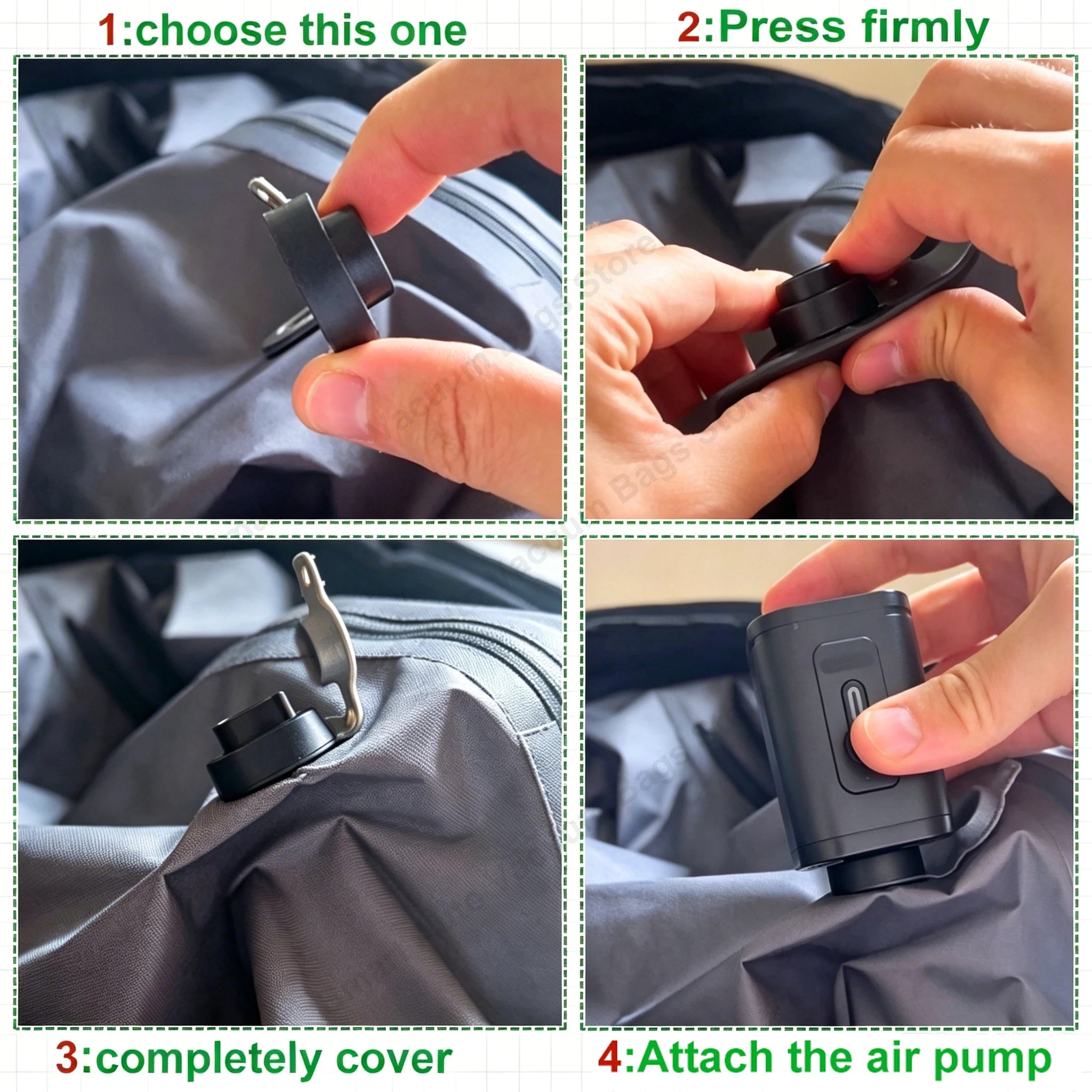 bolsa compresora para viajes