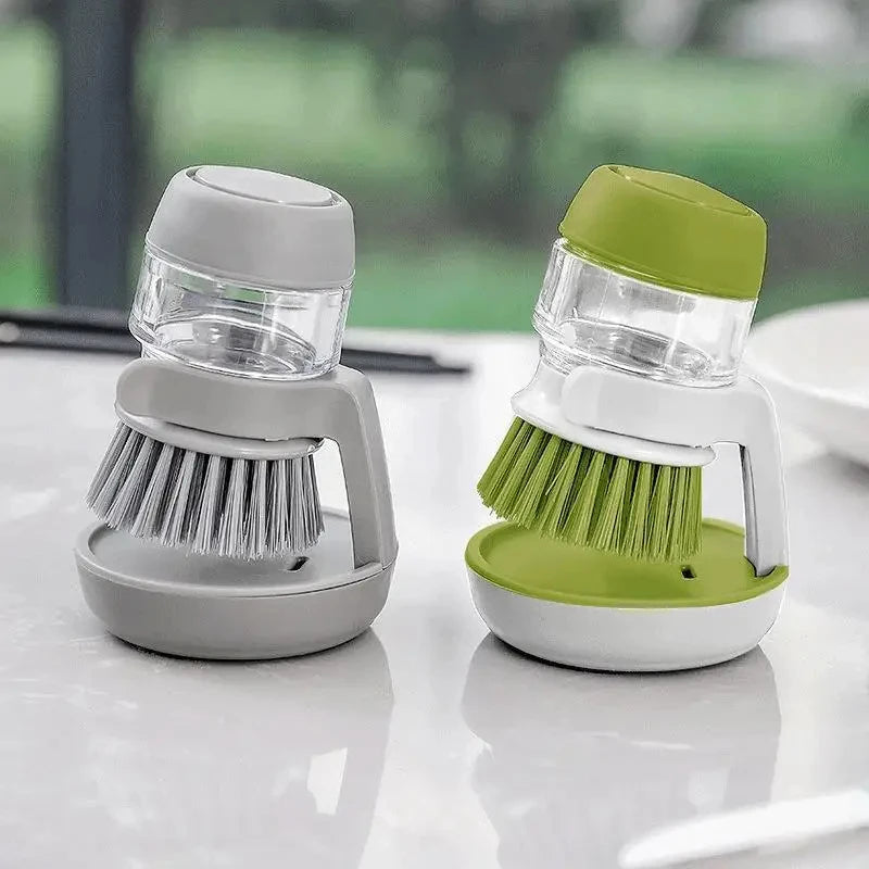 cepillo dispensador 2 en 1