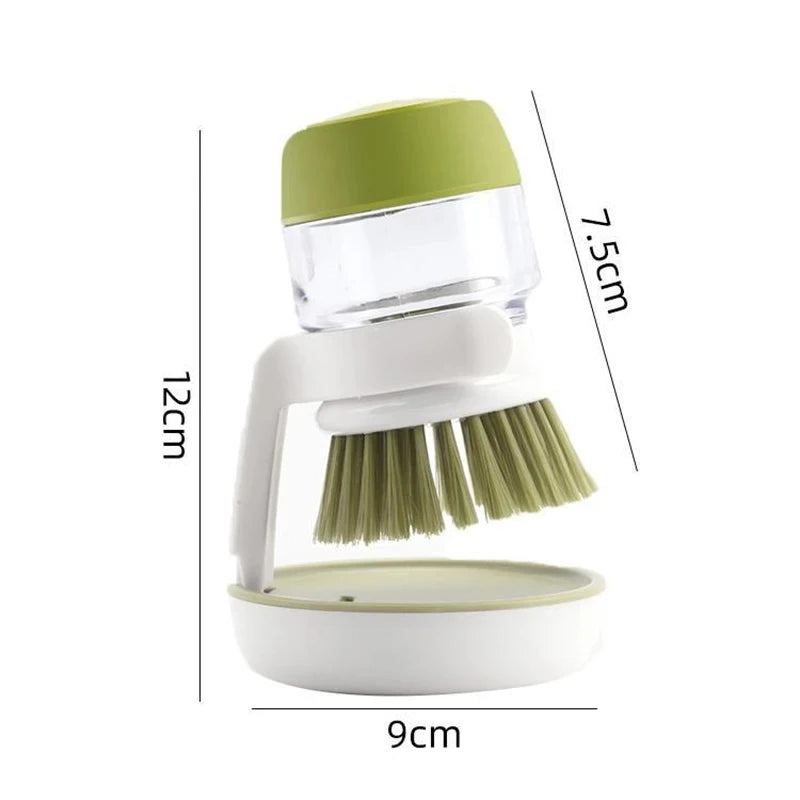 cepillo dispensador 2 en 1