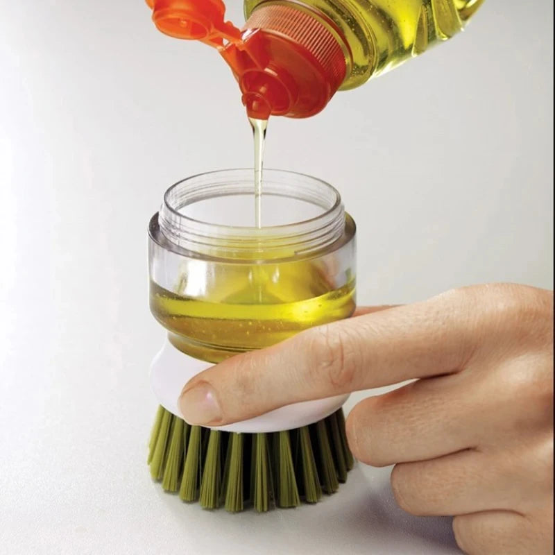 cepillo dispensador 2 en 1