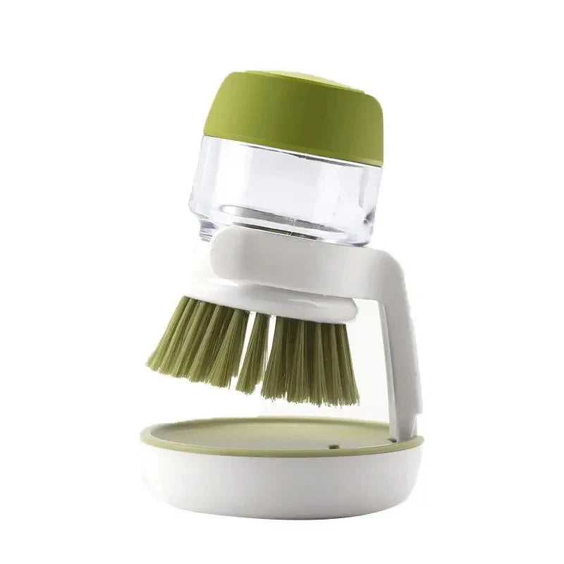 cepillo dispensador 2 en 1